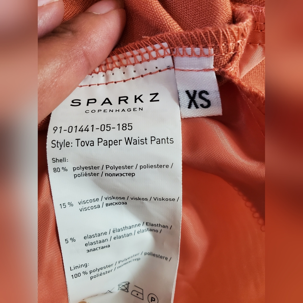 Anthropologie Sparkz Tova Papel waist Pants - Picture 9 of 9